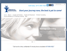Tablet Screenshot of counselingtexas.com